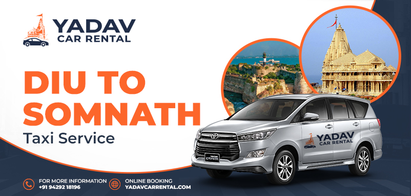 Diu Airport to Somnath Taxi Service