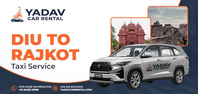 Diu Airport to Rajkot Taxi Service