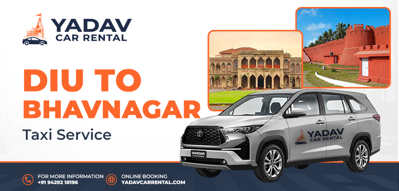 Diu Airport to Bhavnagar Taxi Service