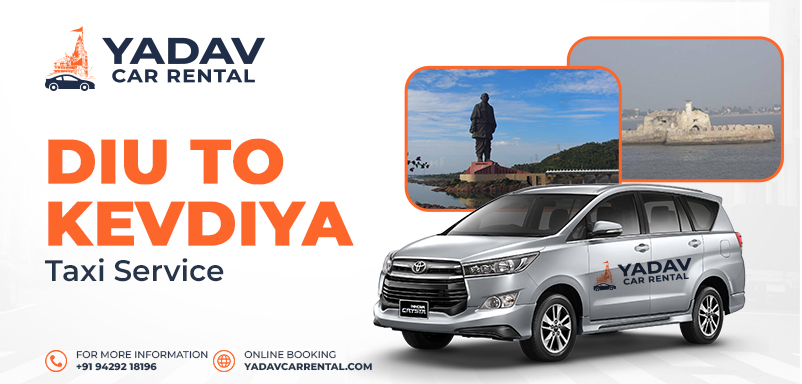 Diu Airport to Kevadia (Statue of Unity) Taxi Service